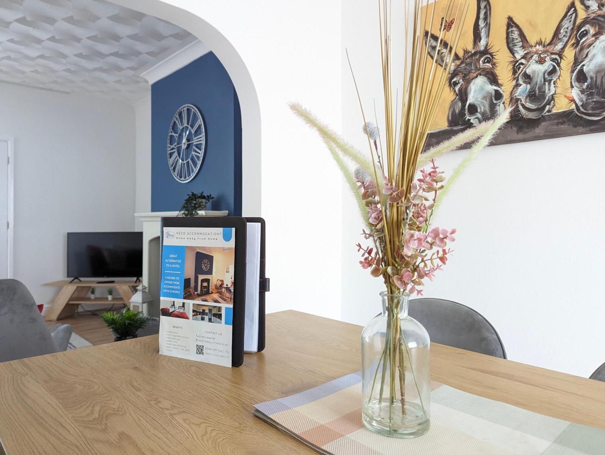Apartamento 3Br-St Johns Hse-Free Parking-Workers-Kitchen-Wifi-Dog Friendly Doncaster Exterior foto